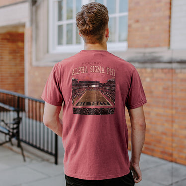 Alpha Sig Stadium Spirits Short Sleeve Tee Alpha Sigma Phi