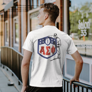 Alpha Sig Touchdown Tradition Short Sleeve Tee Alpha Sigma Phi
