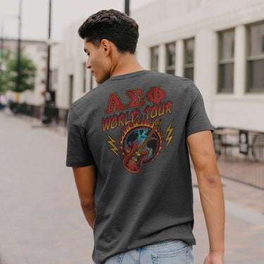 New! Alpha Sig World Tour Short Sleeve Tee