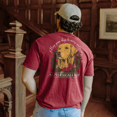 Alpha Sigma Phi Merry Retriever Short Sleeve Tee