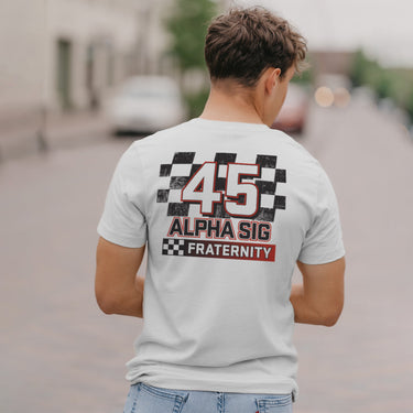 New! Alpha Sig Victory Lap Short Sleeve Tee Alpha Sigma Phi