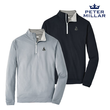 Alpha Sig Peter Millar Perth Stretch Quarter Zip Alpha Sigma Phi