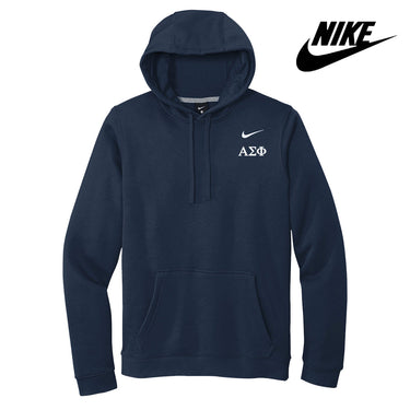 Alpha Sig Nike Embroidered Hoodie Alpha Sigma Phi