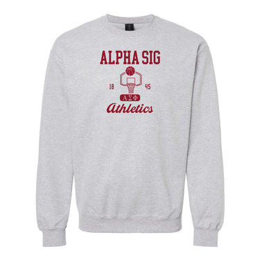 Alpha Sig Athletic Crewneck Alpha Sigma Phi