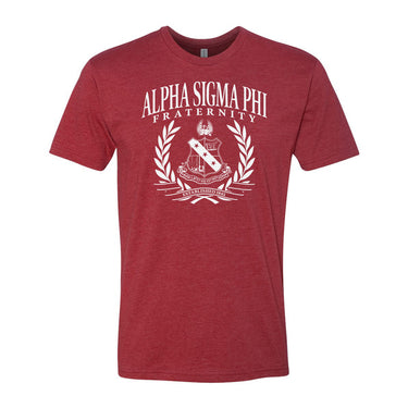 Alpha Sigma Phi Legacy Crest Tee Shirt