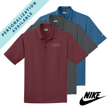 Alpha Sig Nike Embroidered Performance Polo Alpha Sigma Phi