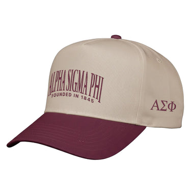 New! Alpha Sig Two Tone Hat