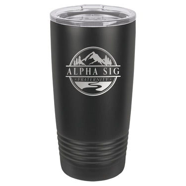 Alpha Sig 20oz Travel Coffee Tumbler
