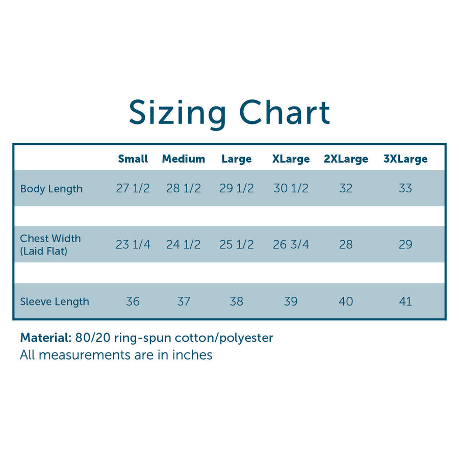 Comfort Colors Size Chart