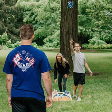 Alpha Sig Comfort Colors Short Sleeve Navy Patriot tee | Alpha Sigma Phi | Shirts > Short sleeve t-shirts