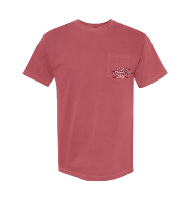 Crimson Printed Premium T-Shirt Front