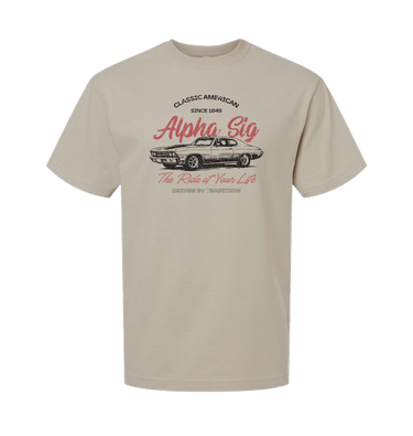 Bone Printed Premium T-Shirt Front
