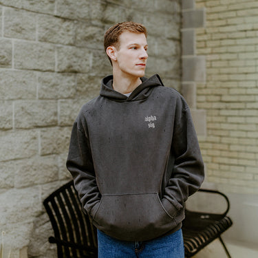 Alpha Sig Iron Brotherhood Heavyweight Hoodie