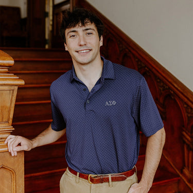 Alpha Sig Callaway Chevron Patterned Polo Alpha Sigma Phi