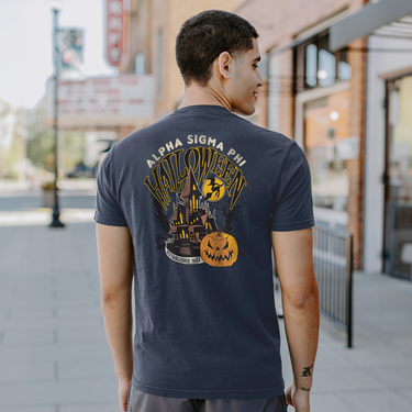 Alpha Sig Midnight Manor Short Sleeve Tee Alpha Sigma Phi
