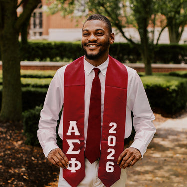Alpha Sig Graduation Stole