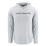 Alpha Sig Frat Cutter & Buck Lightweight Performance Hoodie.