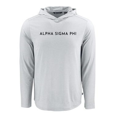 Alpha Sig Frat Cutter & Buck Lightweight Performance Hoodie.