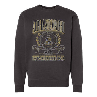 Alpha Sig Frat Heavyweight Graphic Crewneck.