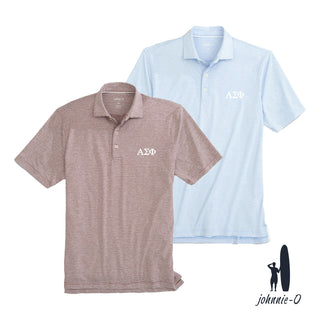 Alpha Sig Johnnie-O Striped Polo Alpha Sigma Phi
