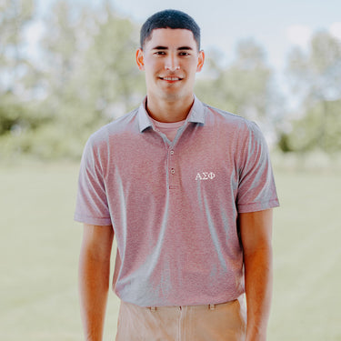 Alpha Sig Johnnie-O Striped Polo Alpha Sigma Phi