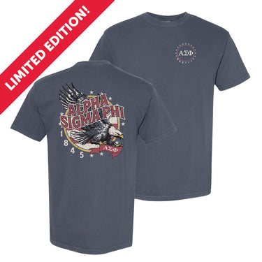 New! Alpha Sig American Heritage Tee