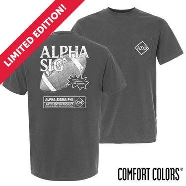 New! Alpha Sig Gridiron Season Short Sleeve Tee