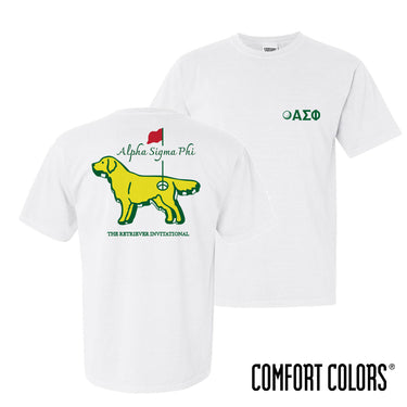 New! Alpha Sig The Retriever Invitational Short Sleeve Tee