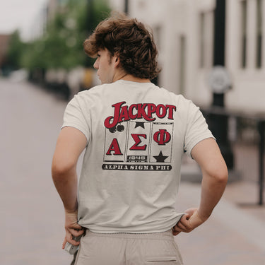 Comfort Colors Alpha Sig Jackpot Tee