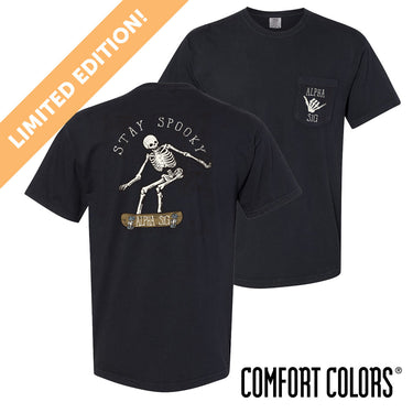 Limited Edition Alpha Sig Stay Spooky Short Sleeve Tee Alpha Sigma Phi