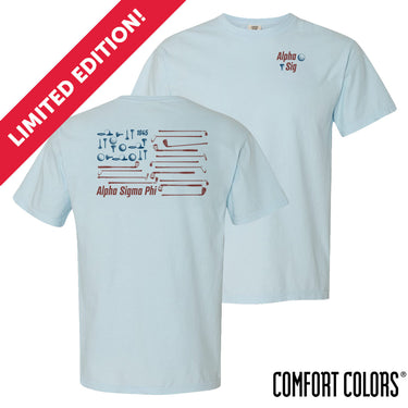 Alpha Sig Fore The Brotherhood Short Sleeve Golf Tee.