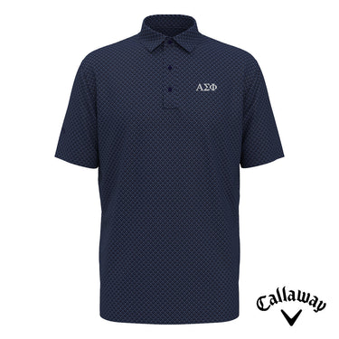 Alpha Sig Callaway Chevron Patterned Polo Alpha Sigma Phi