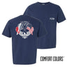Alpha Sig Comfort Colors Short Sleeve Navy Patriot tee | Alpha Sigma Phi | Shirts > Short sleeve t-shirts