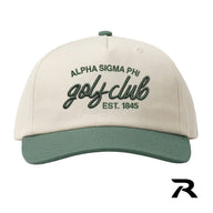 Alpha Sig Green Golf Club Hat