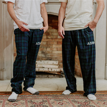Alpha Sig Blackwatch Plaid Flannel Pants