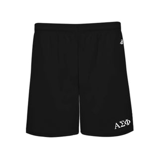 Alpha Sig 5" Black Shorts Alpha Sigma Phi