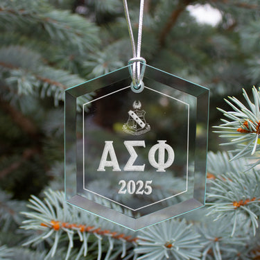New! Alpha Sig 2025 Limited Edition Holiday Ornament