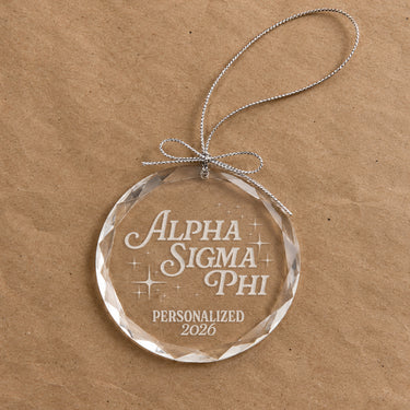 New! Alpha Sig 2026 Limited Edition Holiday Ornament