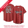 Alpha Sig Pinstripe Baseball Jersey.