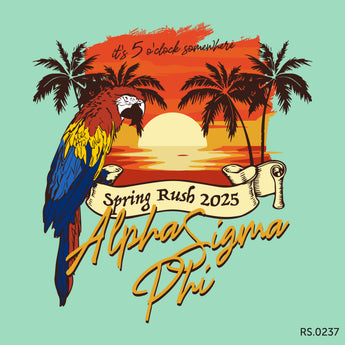Alpha Sigma Phi Spring Rush 2025 Tee
