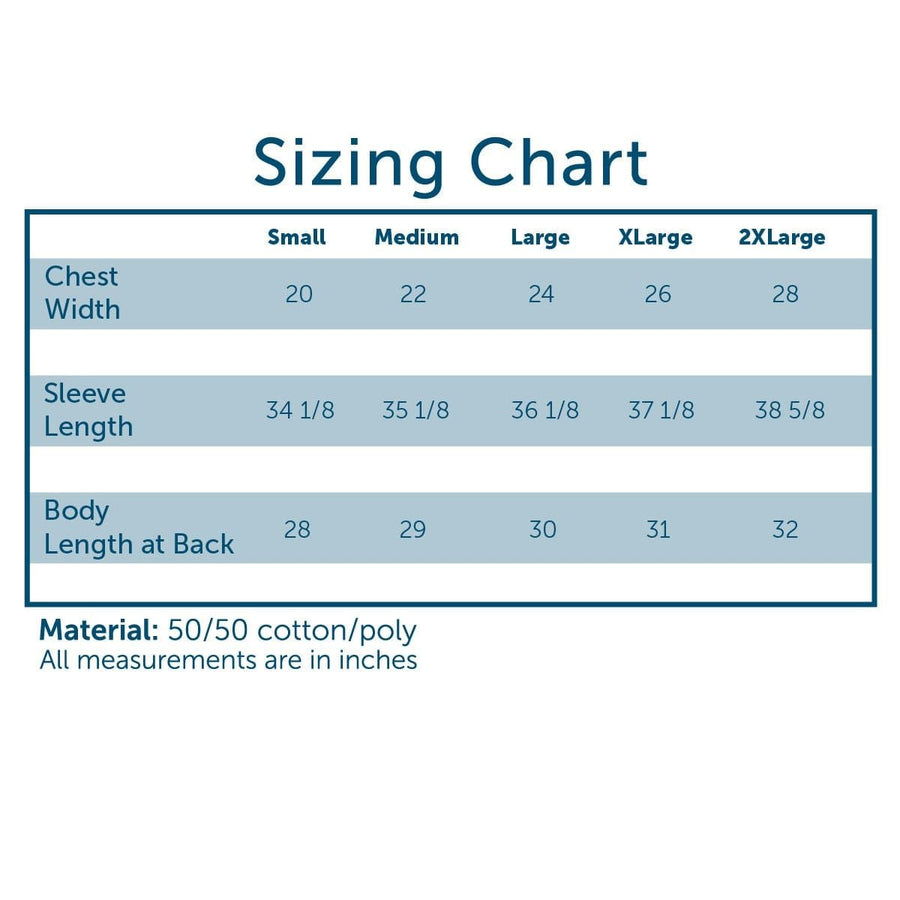 Comfort Colors Size Chart