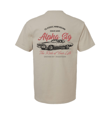 Bone Printed Premium T-Shirt Back